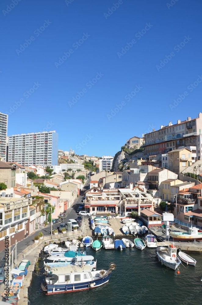 port de pêche, Marseille, vallon de auffes