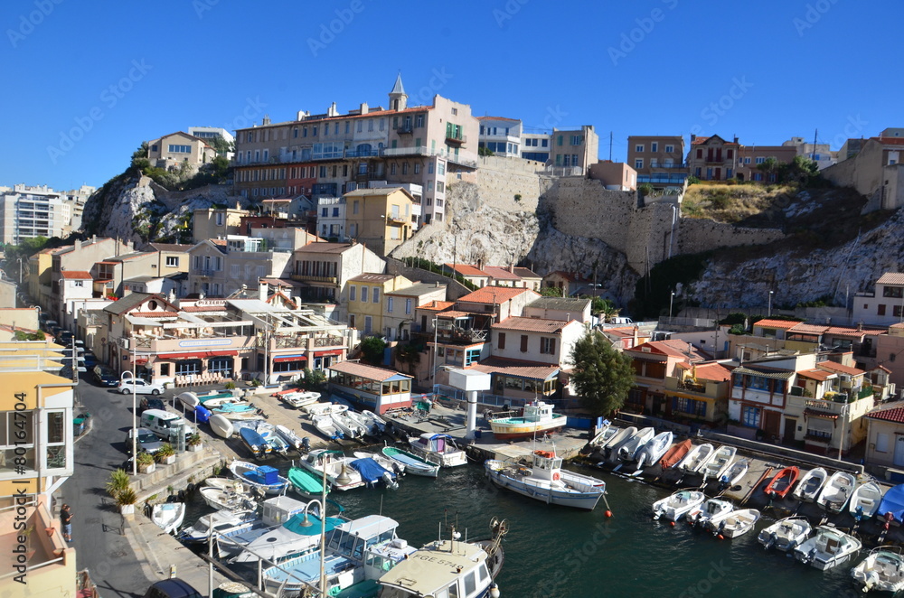 port de pêche, Marseille, vallon de auffes