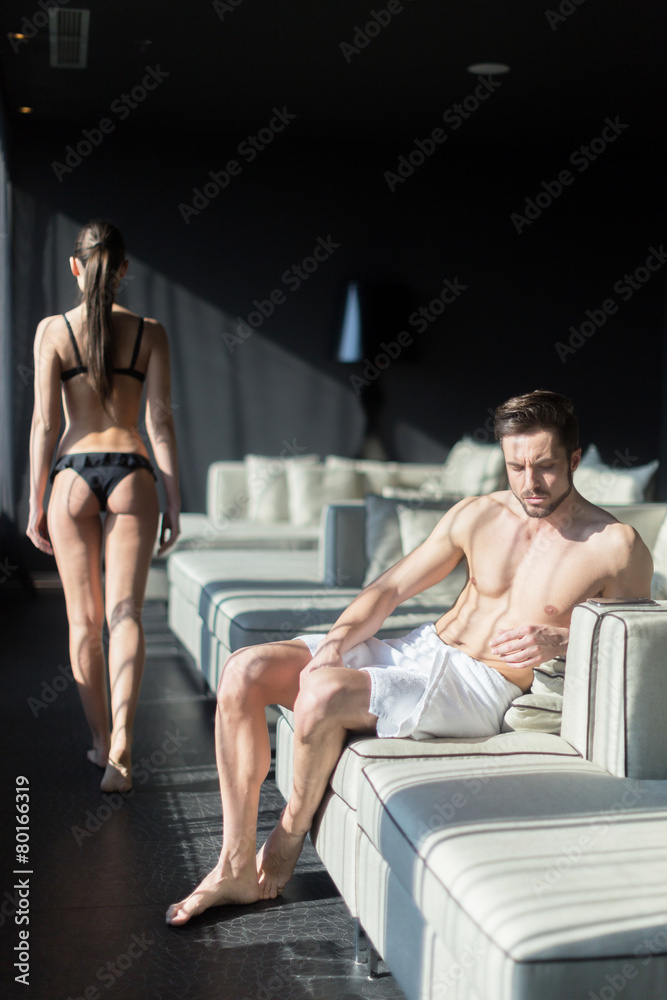 Fototapeta premium Young husband feeling guilty for cheating