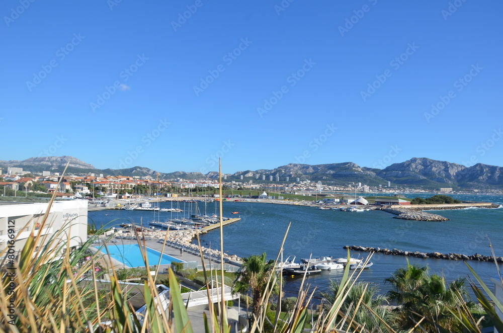Marseille, 8 eme arrondissement, panorama