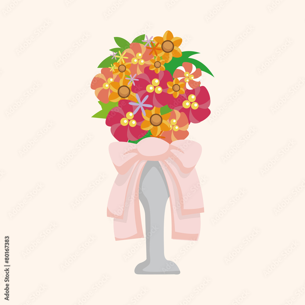 flower bouquet theme elements flower bouquet theme elements