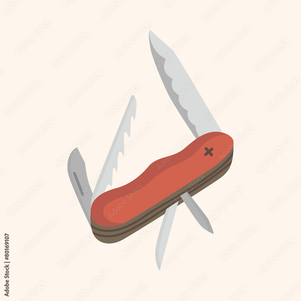 camping utility knives theme elements camping utility knives theme elements