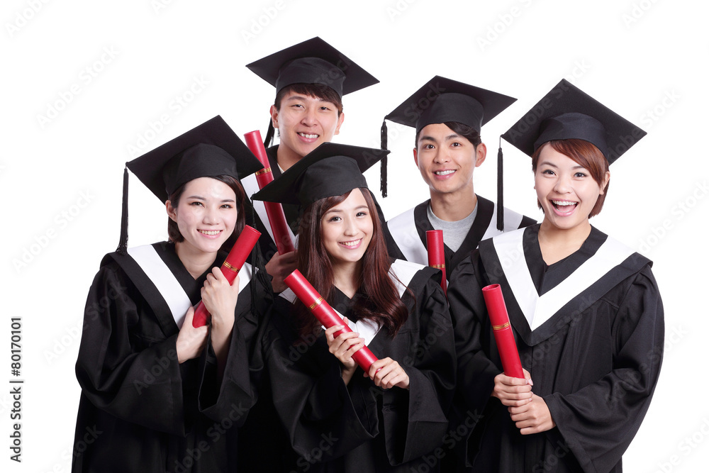 group of happy graduates student group of happy graduates student