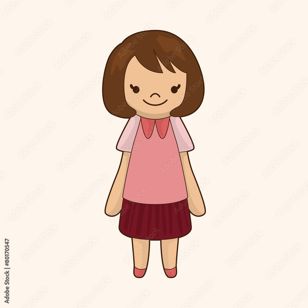 family girl character theme elements family girl character theme elements