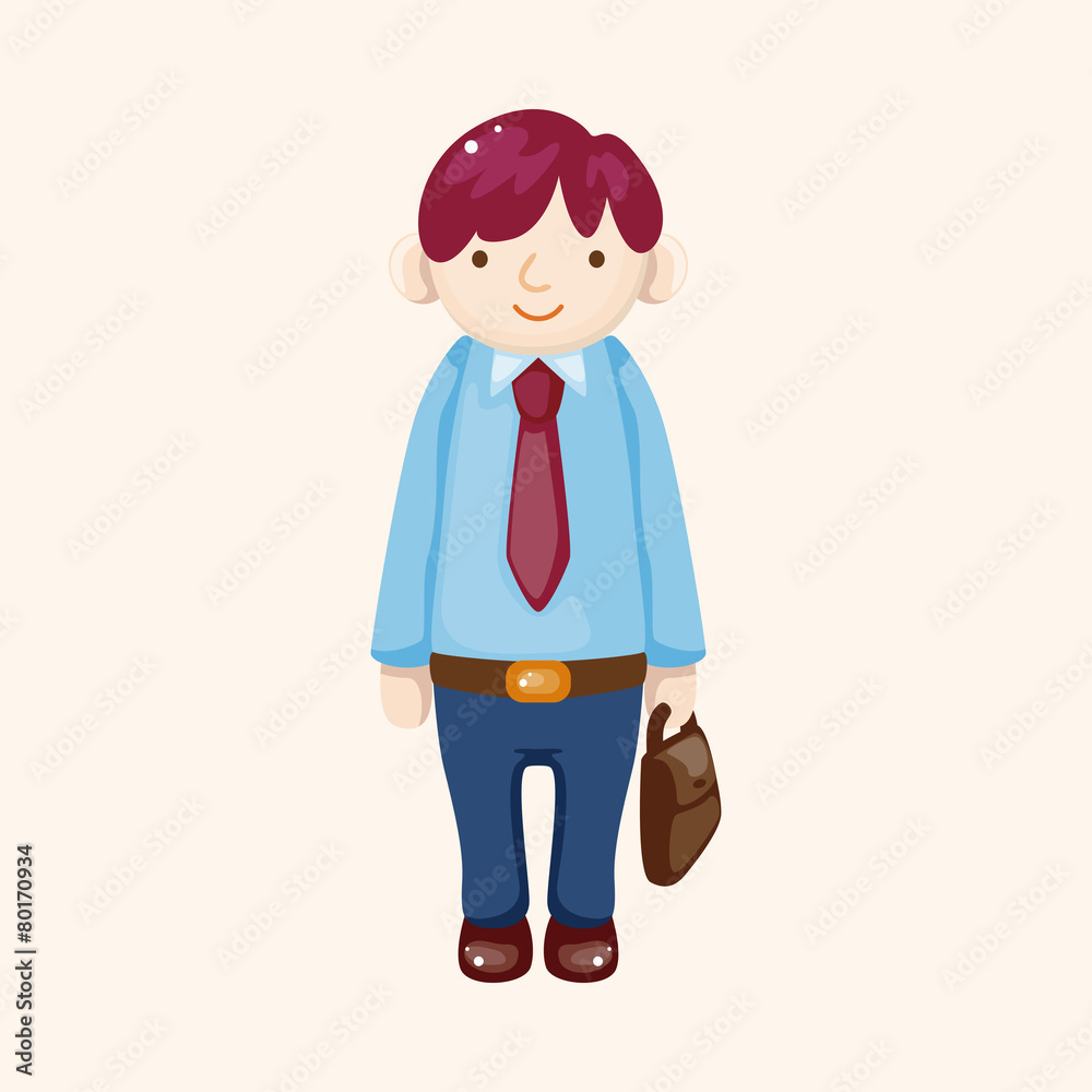 Office workers theme elements Office workers theme elements