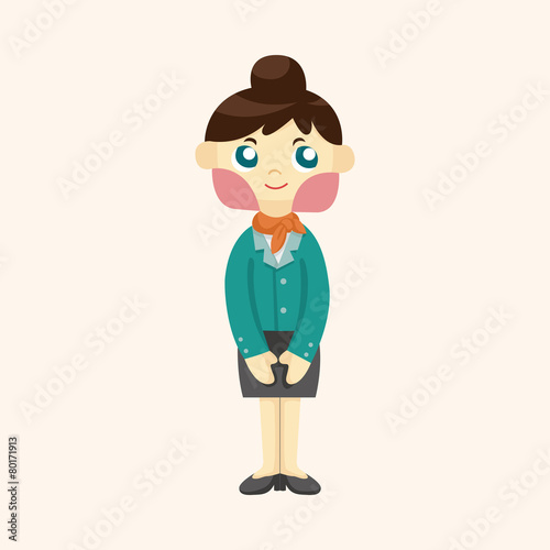 flight attendants theme elements