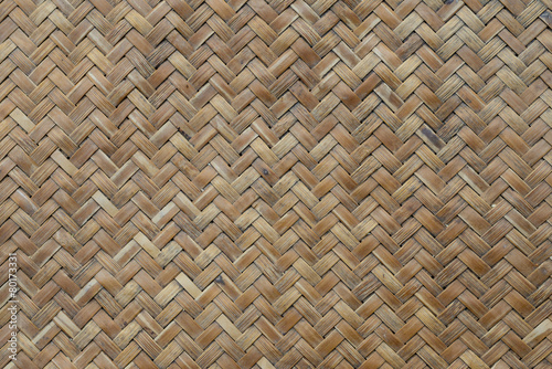 Handmade bamboo woven texture.
