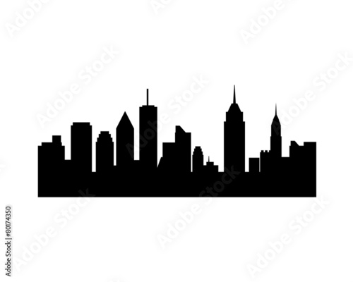city silhouette 3