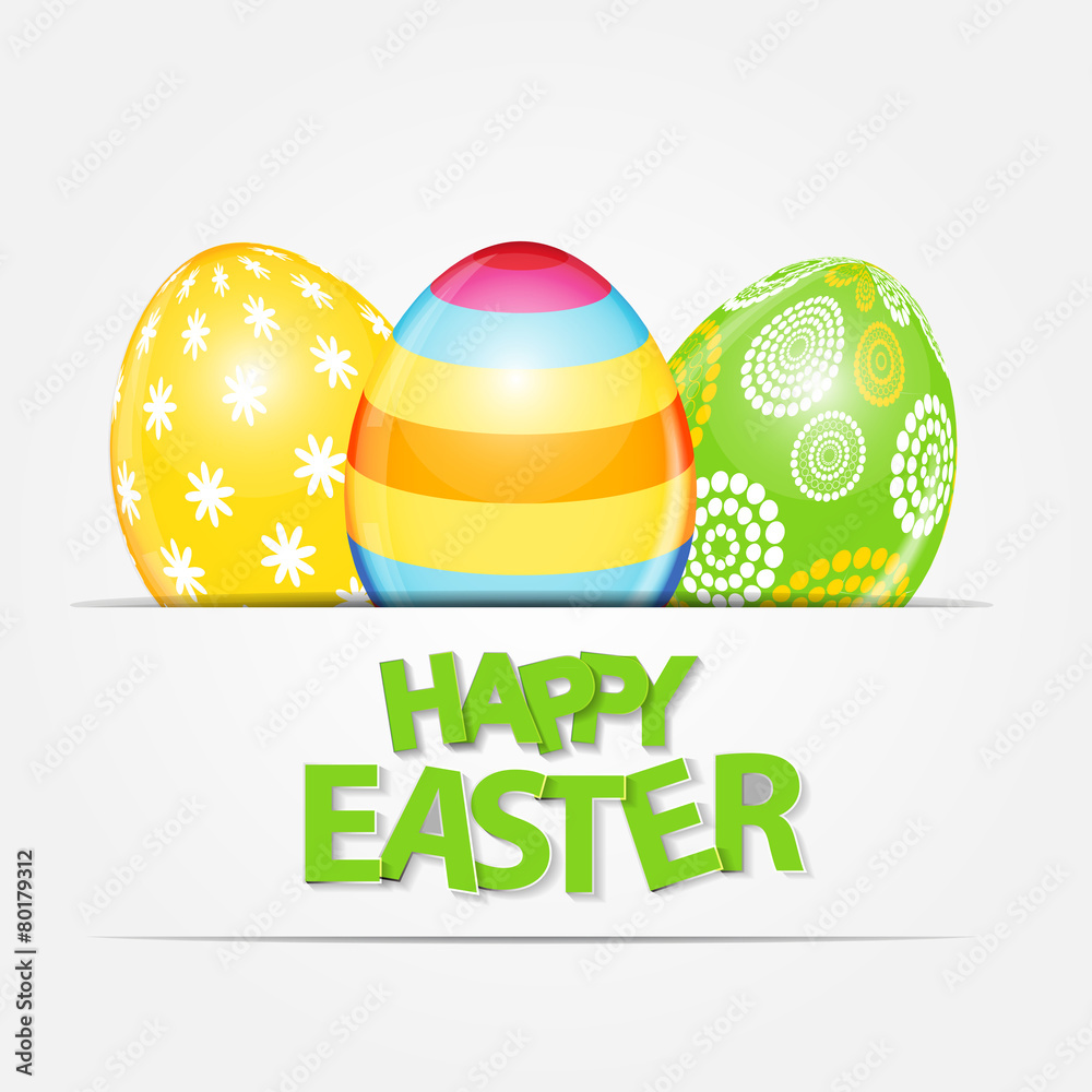 Beautiful Easter Egg Background Vector Illustration Beautiful Easter Egg Background Vector Illustration