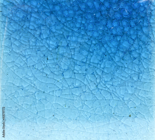 Ocean blue crack tile