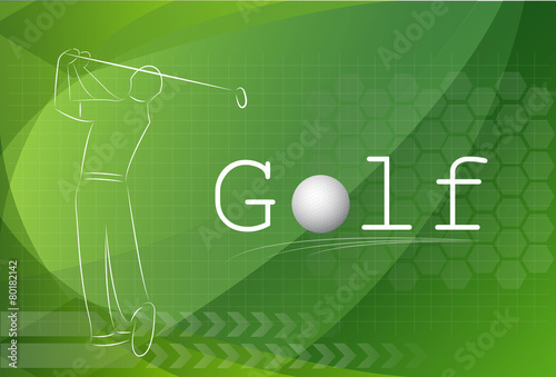 Golf background ,Vector