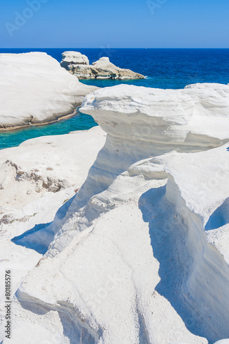 Sarakiniko beach, Milos island, Cyclades, Greece