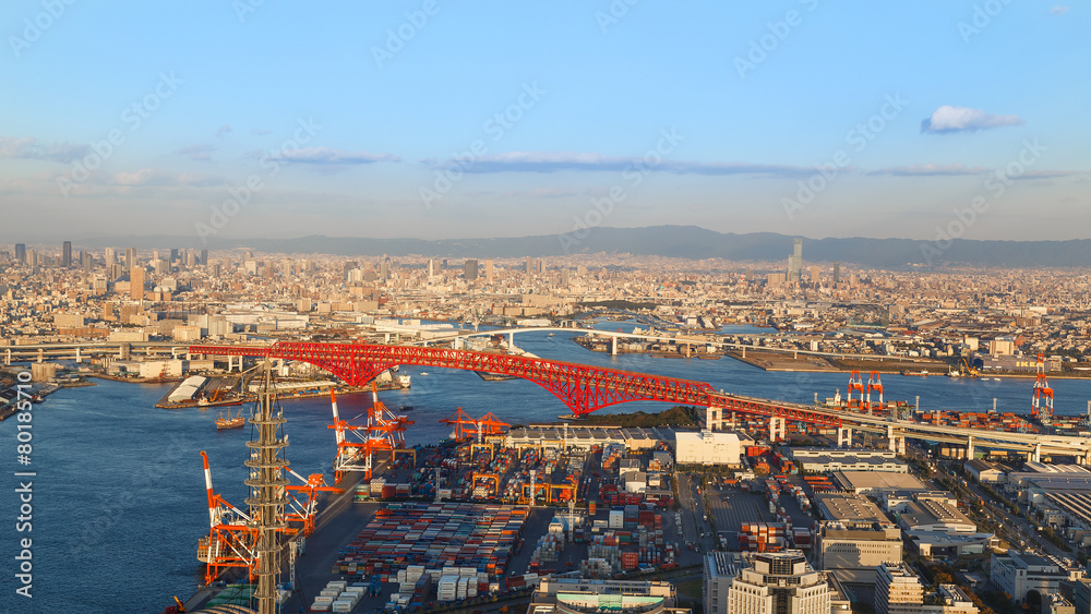 Obraz premium Osaka Bay