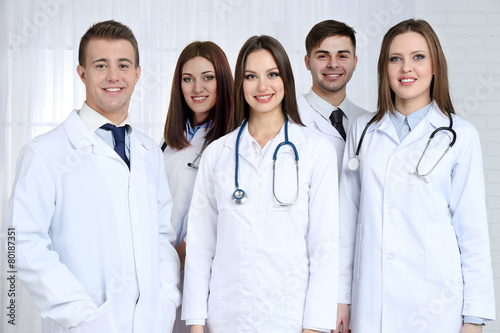 Medical workers in hospital