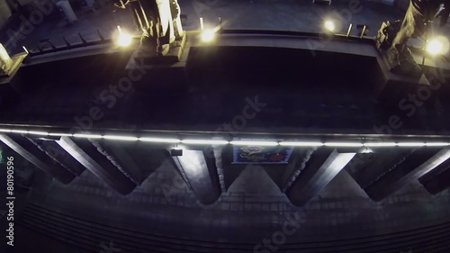 Sculptures of labourers on entrance of Technical University