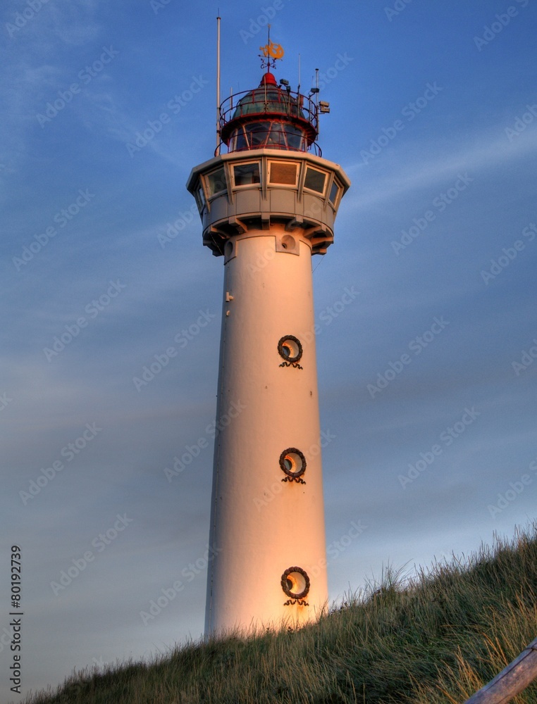 Leuchtturm in Egmond, Niederlande