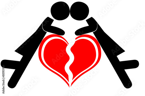 Broken Lesbian symbol