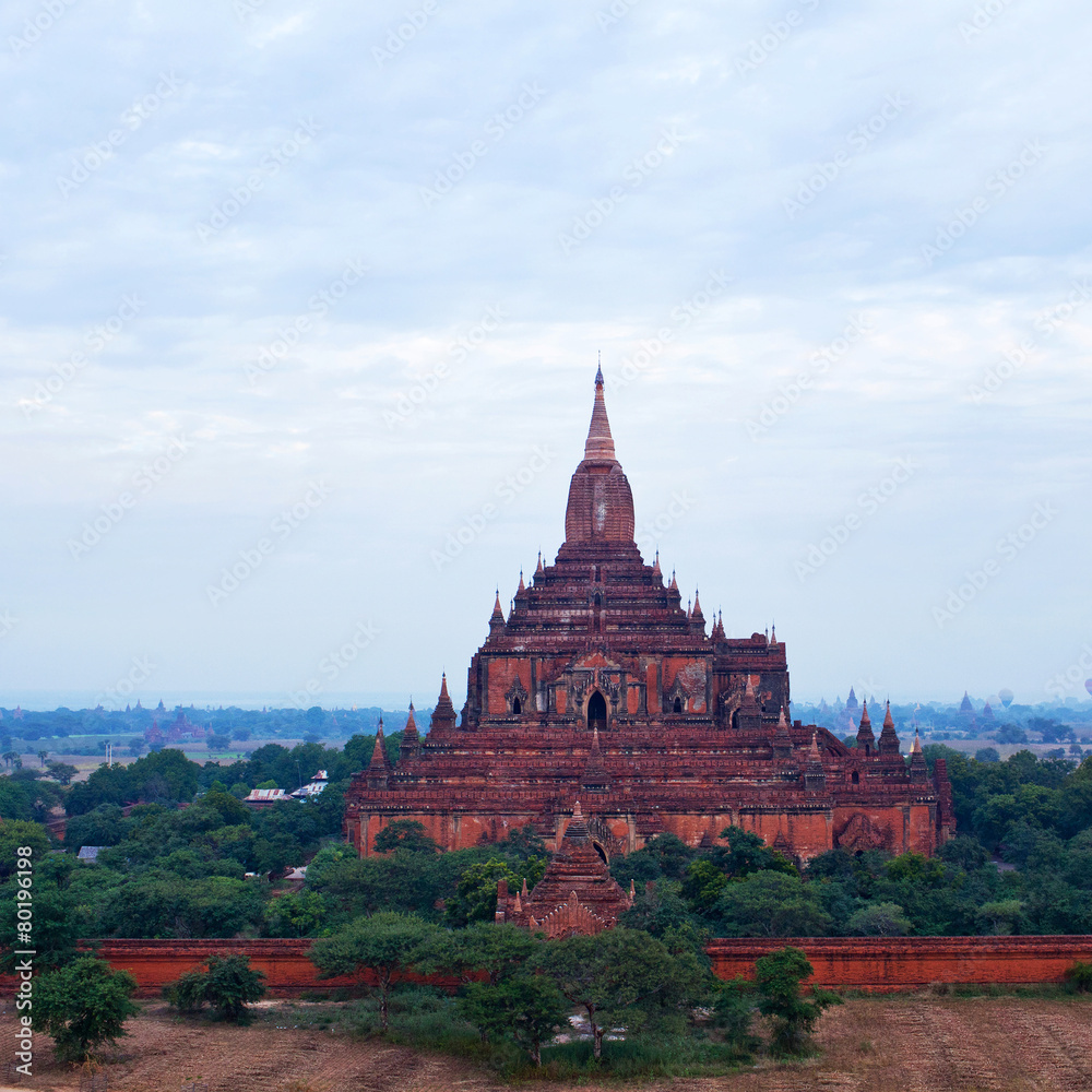 Bagan archaeological zone, Myanmar.