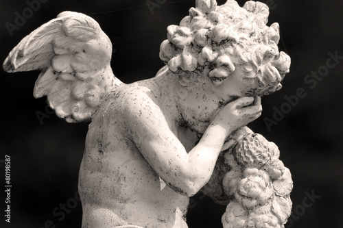 crying cemetery angel