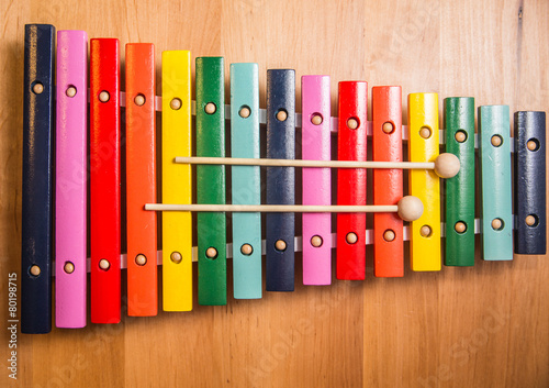 colorful wooden xylophone