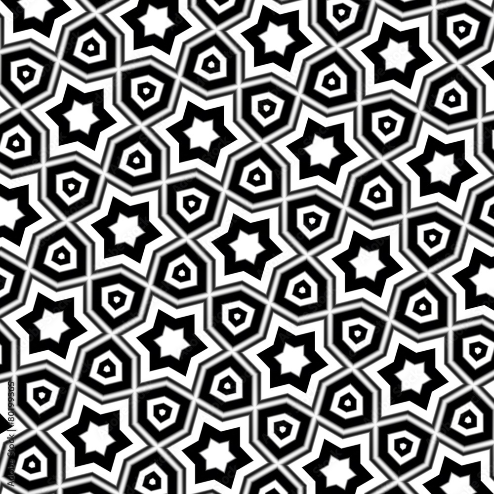 pattern illustration of abstract hexagonal star pattern illustration of abstract hexagonal star