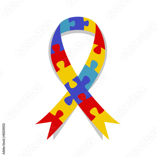 Autism awareness ribbon