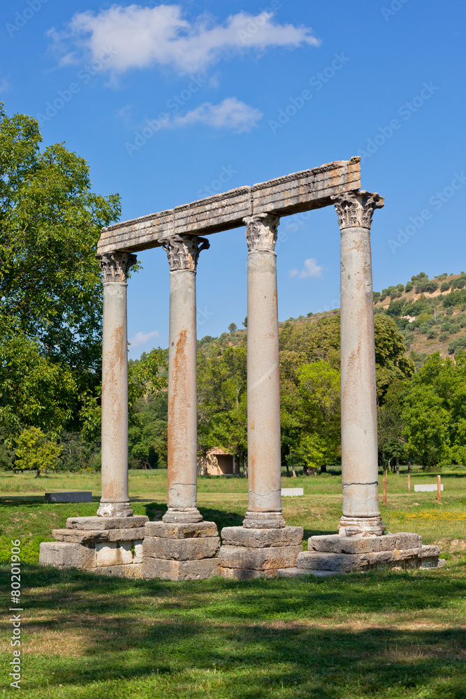 Ancient Roman Temple in Riez, France