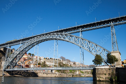 Dom Luis bridge in Porto, Portugal. © Janis Smits
