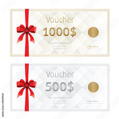 voucher, Coupon template, Gift certificate