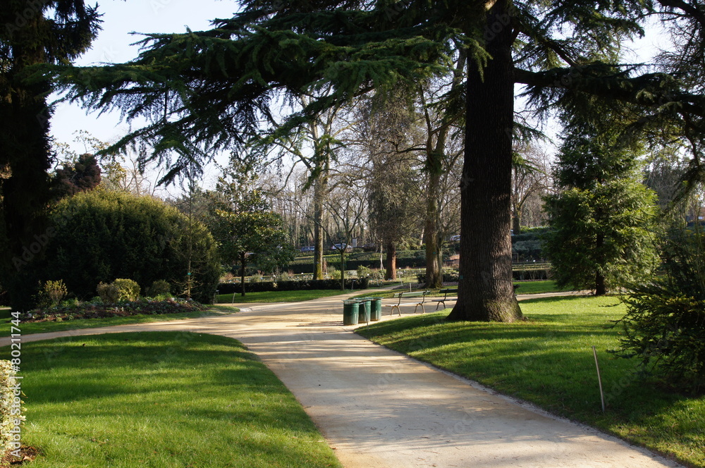 jardin des plantes à Poitiers