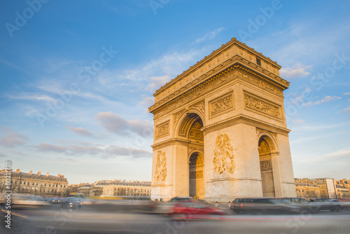 Arc de Triomphe, Paris, France. Top Europe Destination © somchaij