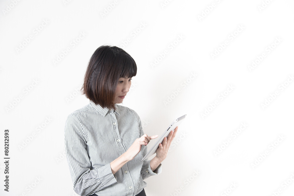 白バックOLポートレート 白バックOLポートレート
