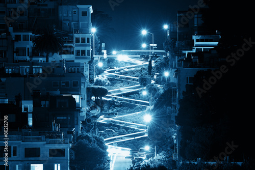 Canvas Print Lombard Street