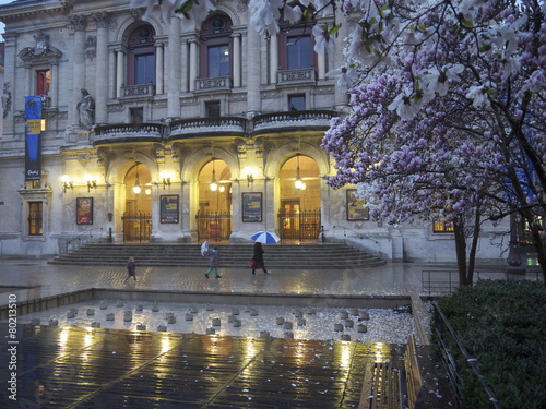 Bild auf Leinwand place du theatre des celestins lyon