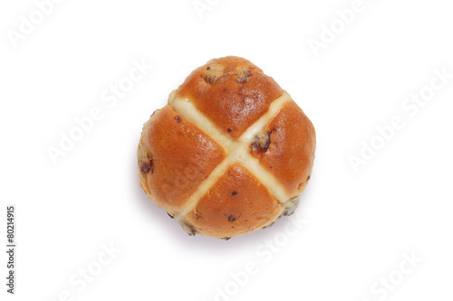 Single hot cross bun