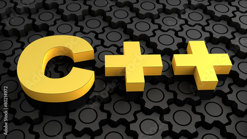 Naklejka C++ - C plus plus programming language