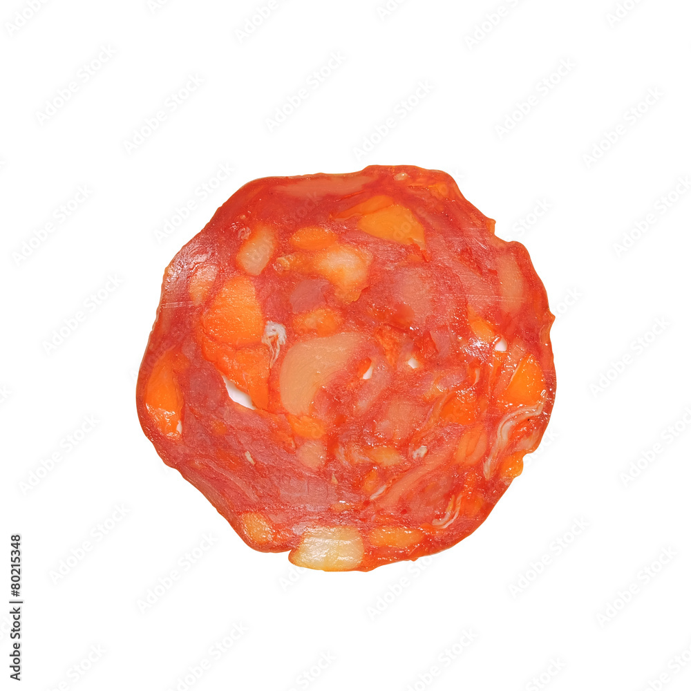 Chorizo slice Chorizo slice