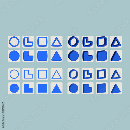 Icons with information aspects of Socionics