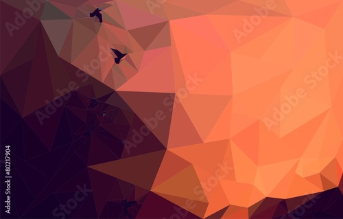 abstract triangle background