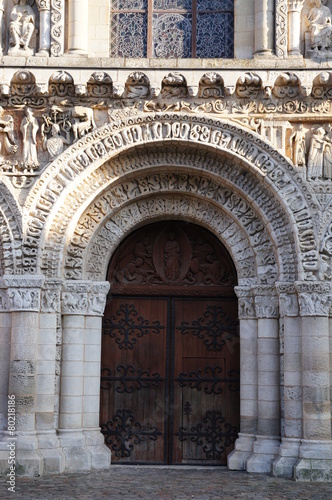 porte de l'église Notre-Dame-la-Grande de Poitiers