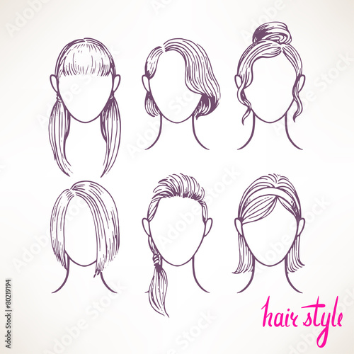 different hairstyles