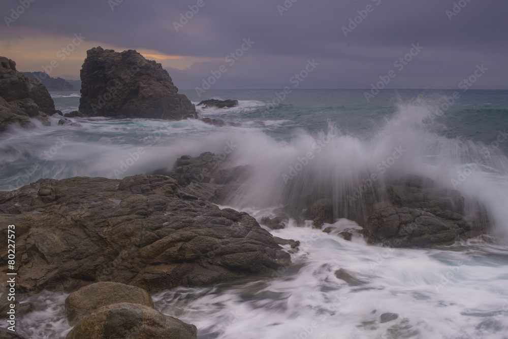 Fototapeta premium Pejzaż morski na Costa Brava