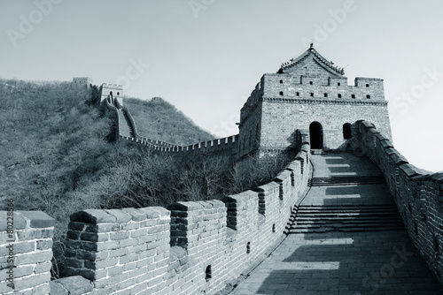 Fotografie Great Wall in black and white