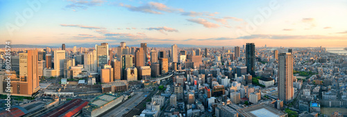Osaka rooftop view #80228574