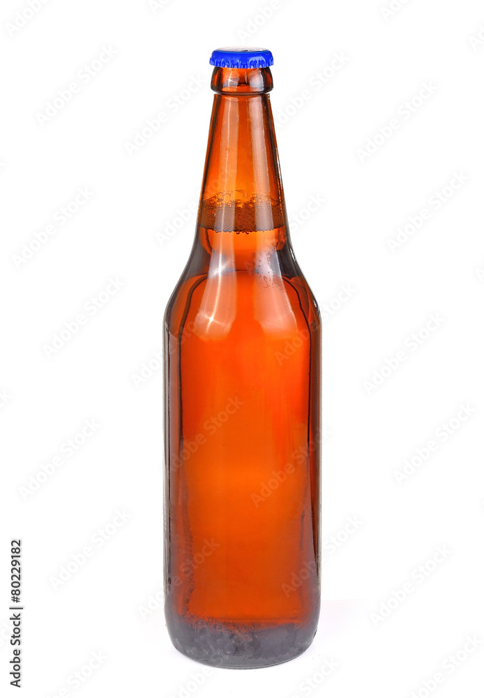 Bottle of beer isolated on white background Bottle of beer isolated on white background