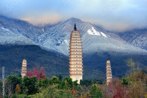 Canvas Print Dali pagoda