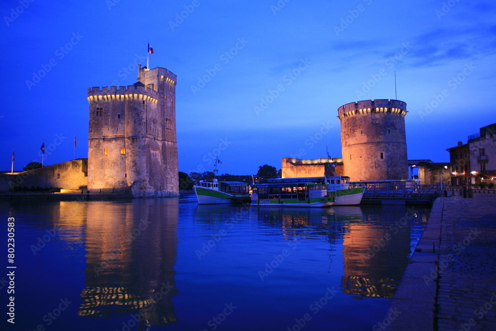 Fototapeta premium Francia,la Rochelle, il porto.