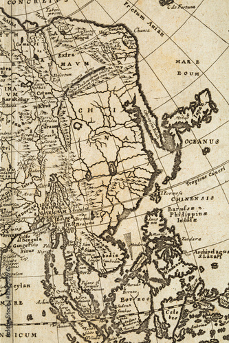 Wallpaper Mural 古地図　アジア Torontodigital.ca