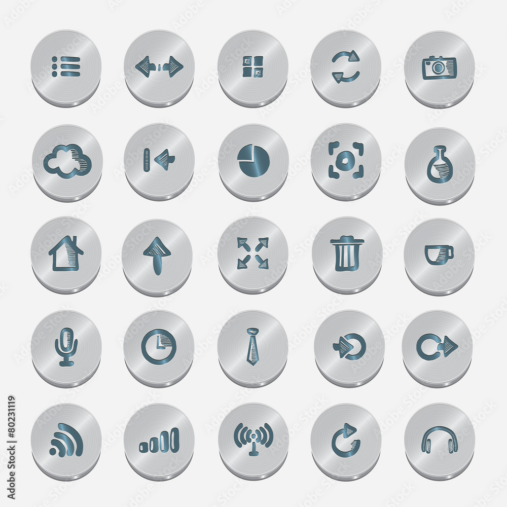 Icons sketches for the site