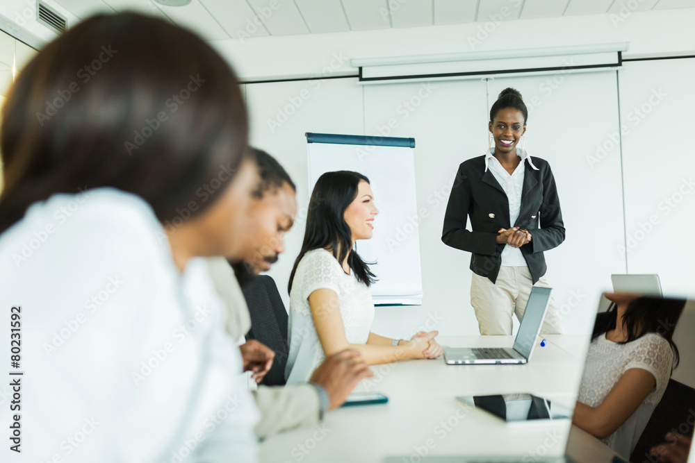 Young business people, conference table, meeting Young business people, conference table, meeting